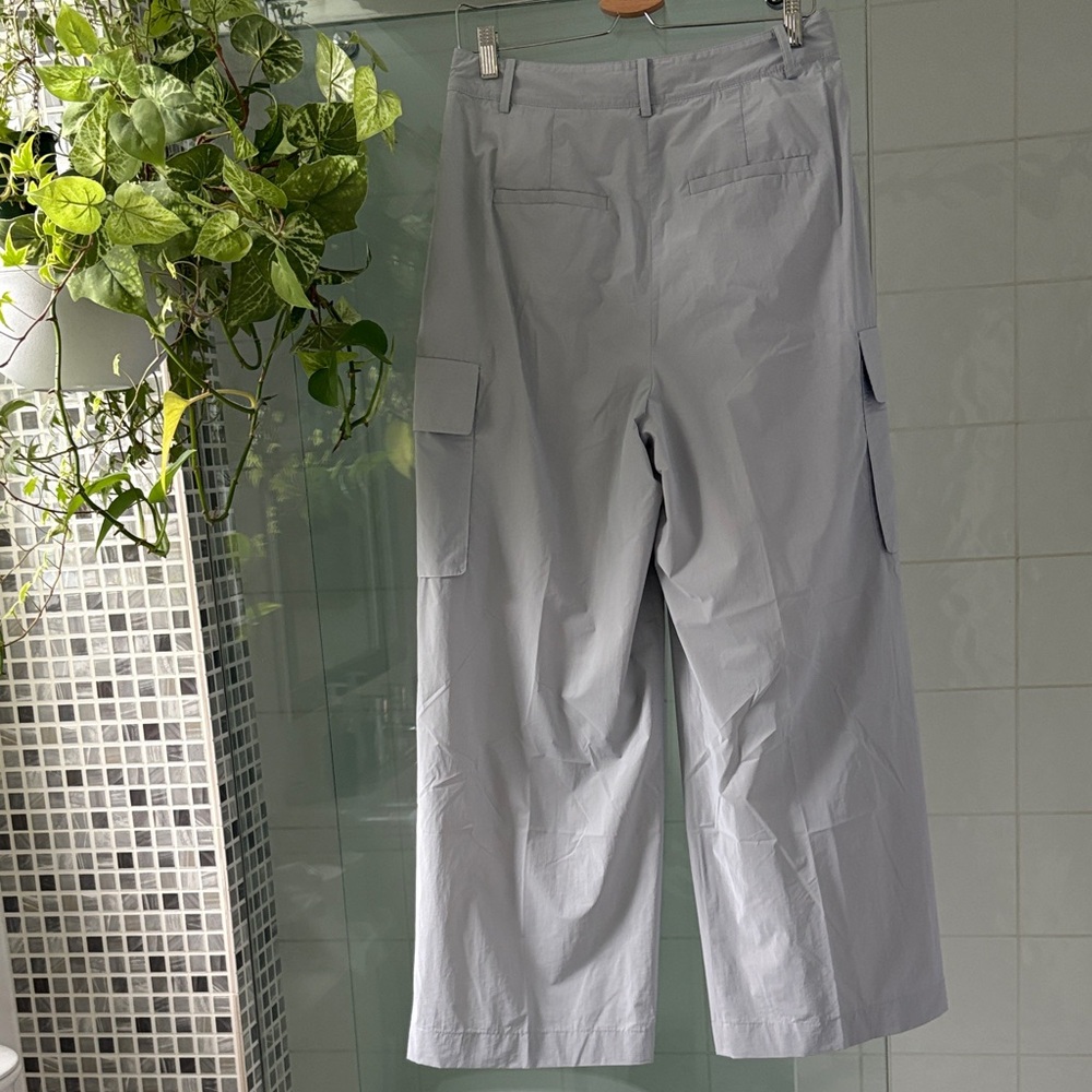 Tibi Crispy Nylon Stella Pleated Cargo Pants - Picture 6 of 16